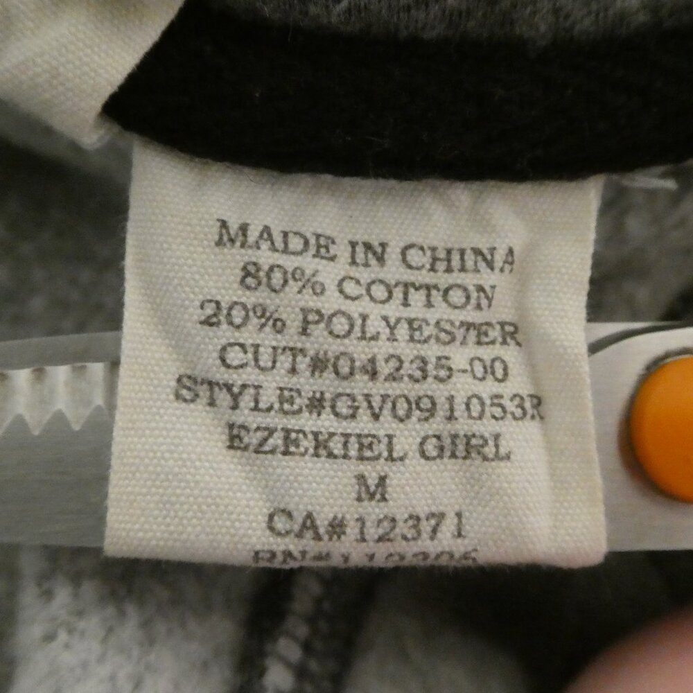 Ezekiel Zip Up Hooded Sweatshirt Women's Size Med - Picture 9 of 10